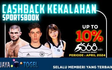 CASHBACK KEKALAHAN SPORTSBOOK 10% WIN568