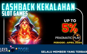 CASHBACK KEKALAHAN SLOT GAMES 5% PRAGMATIC PLAY